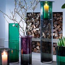 Load image into Gallery viewer, Nest vase/bougeoir grey-violet 45cm