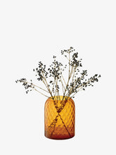 Load image into Gallery viewer, Dapple Vase/Lantern 16cm Amber