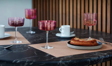 Load image into Gallery viewer, Gems Wine Glass 250ml Set of 4 - Mauve