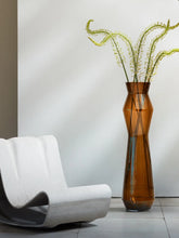 Load image into Gallery viewer, Sculpt Vase 100cm Cognac