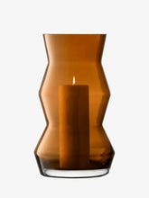 Load image into Gallery viewer, Sculpt Vase/Lantern 36cm Cognac