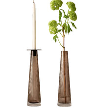 Load image into Gallery viewer, Beacon Candleholder/Vase 34cm Taupe