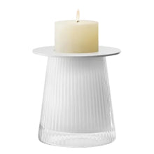 Load image into Gallery viewer, Beacon Lantern/Vase 14cm White