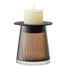 Load image into Gallery viewer, Beacon Lantern/Vase 14cm Taupe