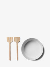 Load image into Gallery viewer, Collective Salad Bowl & Ash Servers ∅ 26cm