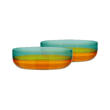 Load image into Gallery viewer, Glass Bowls 'Amber', Set of 2