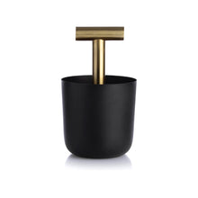 Load image into Gallery viewer, Carry away basket | black + brass