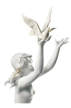 Load image into Gallery viewer, Peace Offering Woman Figurine, White