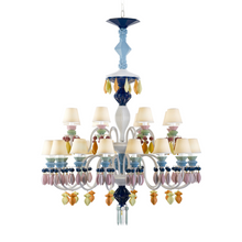 Load image into Gallery viewer, Belle de Nuit 24 Lights Chandelier, multicolor