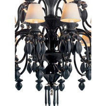Load image into Gallery viewer, Belle de Nuit 24 Lights Chandelier, Absolute Black