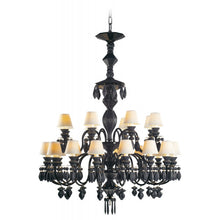 Load image into Gallery viewer, Belle de Nuit 24 Lights Chandelier, Absolute Black
