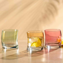 Load image into Gallery viewer, Swing glass set of 4, warm colors