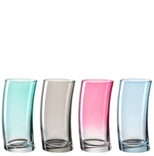 Load image into Gallery viewer, Swing long glass set of 4, cold colors
