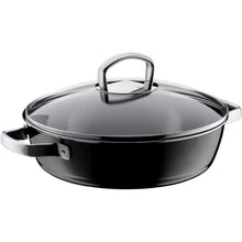Load image into Gallery viewer, Fusiontec Black Stewing Pan 28cm