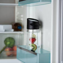 Load image into Gallery viewer, Nuro black water carafe with fruit skewer 1L