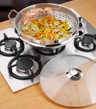 Load image into Gallery viewer, Wok Macao 4-piece with Steaming Insert