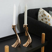 Load image into Gallery viewer, Cobra Candleholders – 20cm – Set of 2