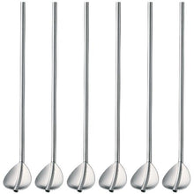 Load image into Gallery viewer, Cocktail Spoon and Straw - 6 pieces