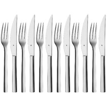 Load image into Gallery viewer, Steak Knife and Fork Set 12 pcs