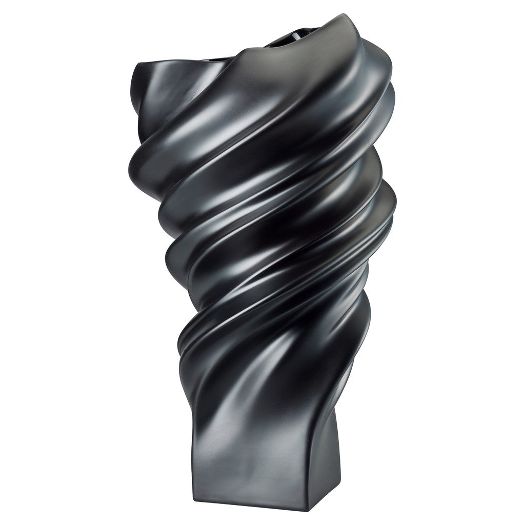 Squall Black matt Vase 32cm