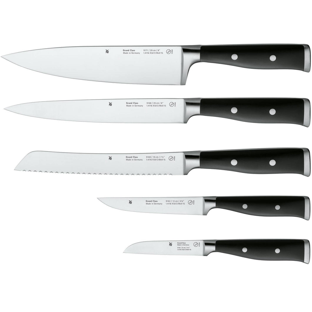 Set of 5 Grand Class kitchen knives