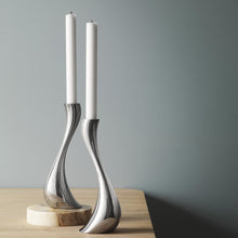 Load image into Gallery viewer, Cobra Candleholders – 24cm – Set of 2