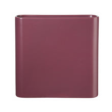 Load image into Gallery viewer, Ruby burgundy vase 23cm
