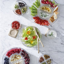 Load image into Gallery viewer, Serve Salad Set & Oak Base ∅ 27cm