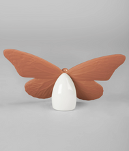 Load image into Gallery viewer, Butterfly Figurine. Golden Luster &amp; Coral
