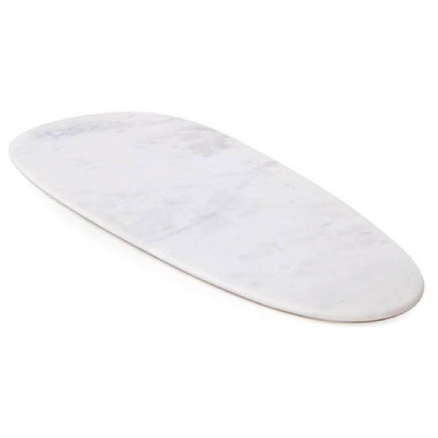 Max Large Marble Cutting Board White