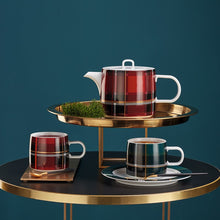 Load image into Gallery viewer, Muga Tartan Red Mug