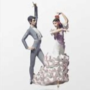 A Passionate Dance Flamenco Couple Figurine