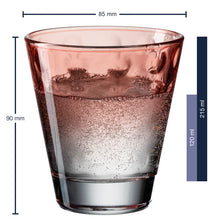 Load image into Gallery viewer, Optic Drinking Glass 215 ml Pastel Set of 6
