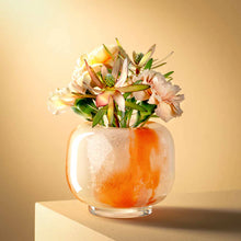 Load image into Gallery viewer, Cipria Due Vase Orange/Blue 20 cm
