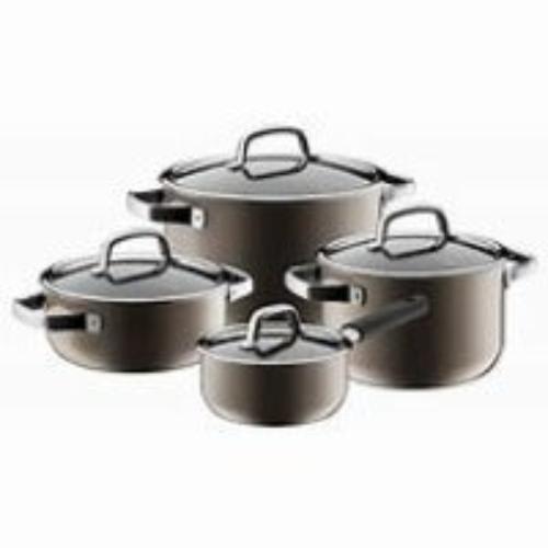 Fusiontec Mineral Dark Brass cookware set, 4 Pieces