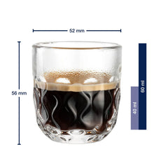 Load image into Gallery viewer, Gocce 2 Espresso Glass 90ml Set of 2
