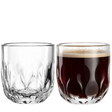 Load image into Gallery viewer, Gocce 3 Coffee Glass 220ml Set of 2
