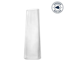 Load image into Gallery viewer, Turno Vase White Satin Finish 34 cm
