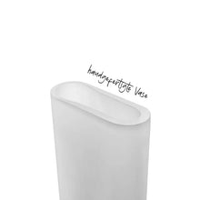 Load image into Gallery viewer, Turno Vase White Satin Finish 34 cm
