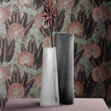 Load image into Gallery viewer, Turno Vase Grey Satin Finish 34 cm
