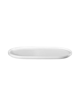 Load image into Gallery viewer, Opal Oval Plate, White 20x10cm
