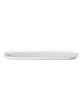 Load image into Gallery viewer, Opal Oval Plate, White 26x9 cm
