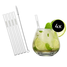 Load image into Gallery viewer, After Work Drinks Set - 4 tumbler, 4 Straws, 1 Cotton Brush
