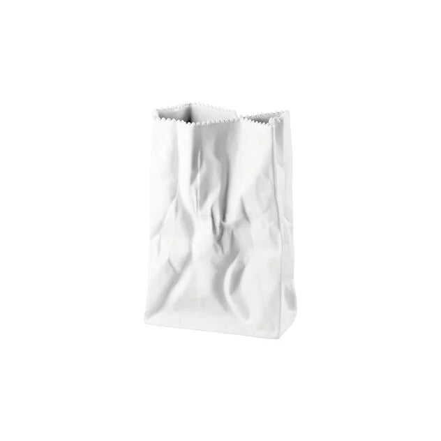Do Not Litter White Vase 18 cm