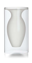 Load image into Gallery viewer, Esmeralda Vase 23 cm Clear and Frosted
