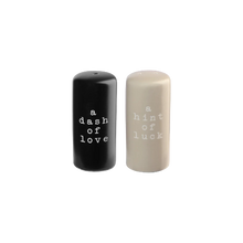 Load image into Gallery viewer, Hey! Salt/Pepper Shaker Set
