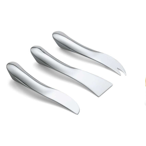Wave Cheese Knives 3 Pcs Set