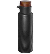 Load image into Gallery viewer, Kitchen&#39;art Vinegar and Oil Bottle, Black 0.4 L
