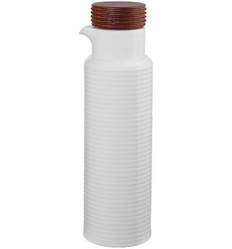 Kitchen'art Vinegar and Oil Bottle, White 0.4 L
