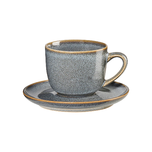 Saisons Espresso Cup with Saucer, Denim